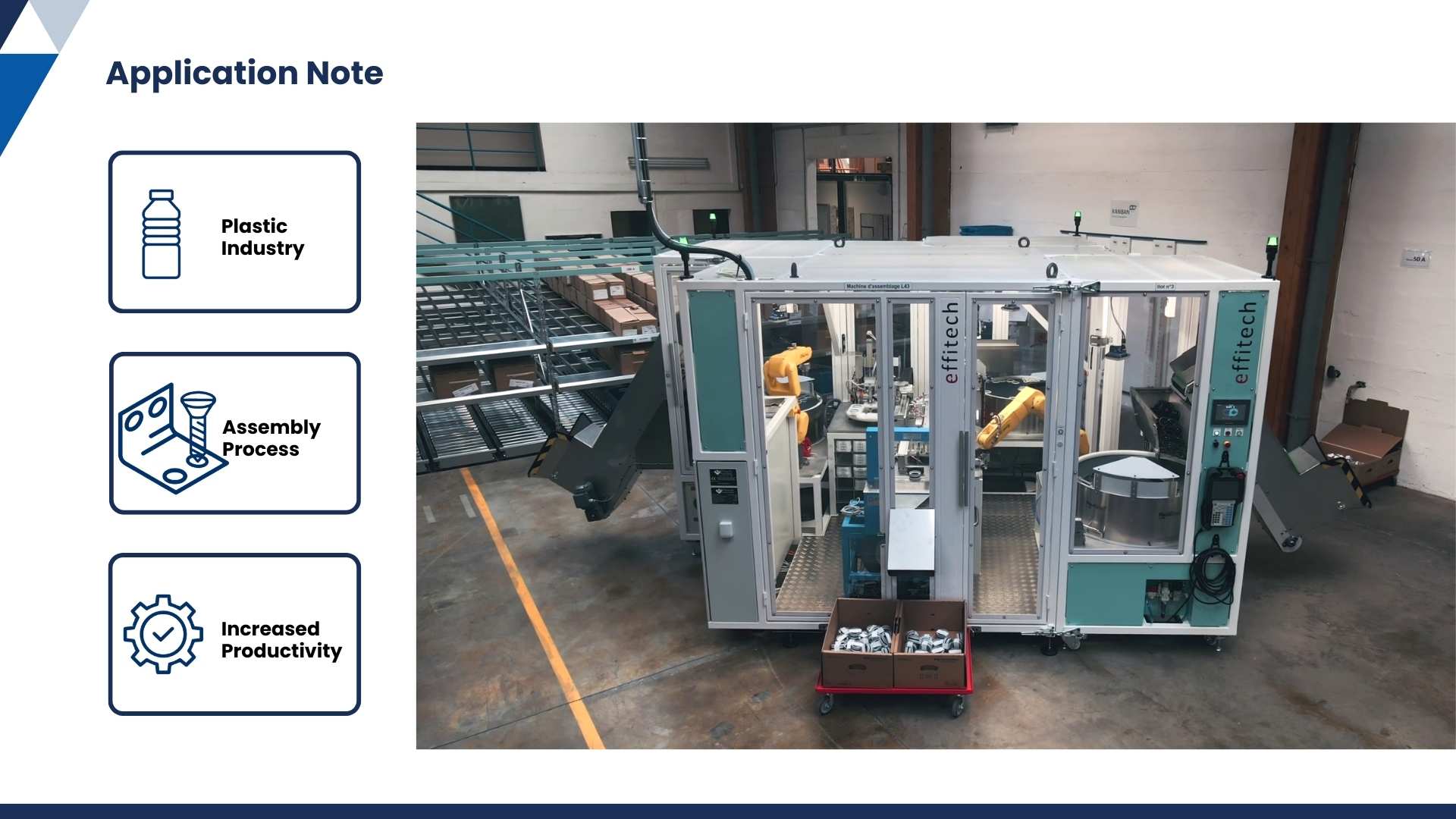 Injection molding piece assembly
